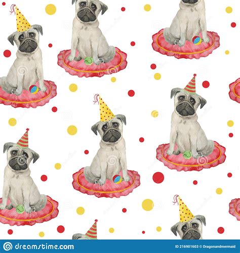 Pugs Cartoon Vector Illustration 17901934