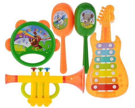 Музыкальная игрушка ABtoys Музыкальные инструменты, D-00059, 5 ...