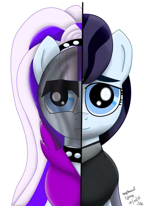 My Little Pony Countess Coloraturarara Two Sides By Mlpchannelglory999