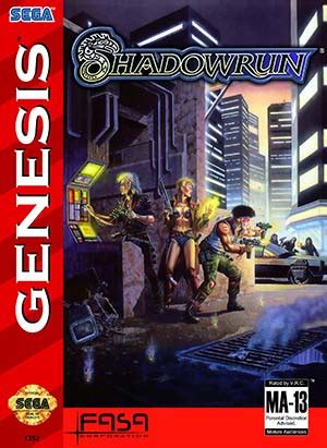 Sega Genesis Shadowrun Retro Game Cases