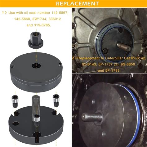 Front And Rear Crankshaft Seal Wear Sleeve Installer For Caterpillar 3406 3408 C15 Ebay