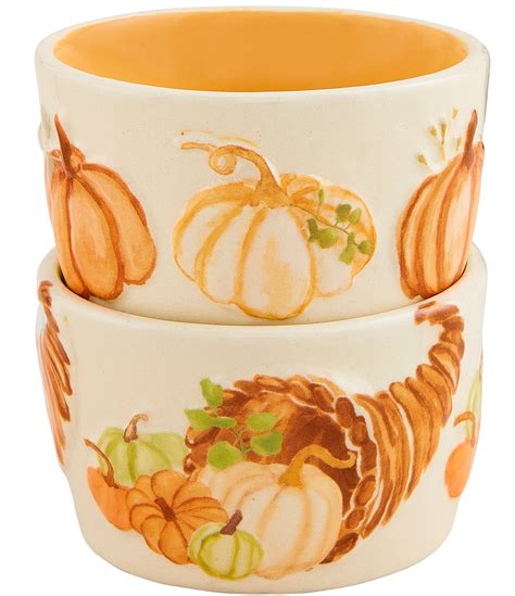 Mud Pie Gather Cornucopia Tidbit Set Dillards