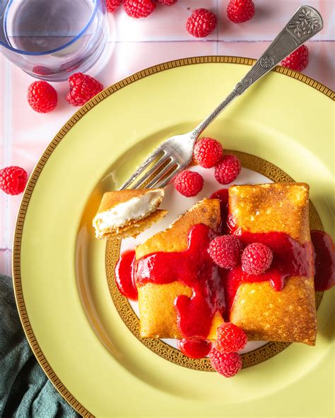 Blintz Sweet Cheese Filled Crêpes with Raspberry Sauce Primal Wellness