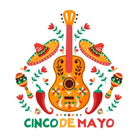 Ilustraci N Del Cinco De Mayo Greeting Card Id Imagen