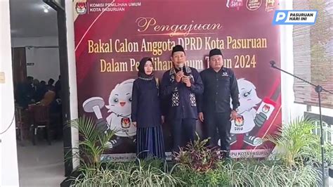 LIVE REPORT Nasden Daftar Di KPU Kota Pasuruan YouTube