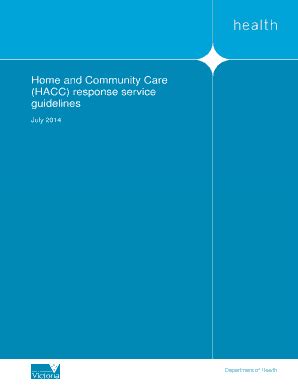 Fillable Online Docs Health Vic Gov Home And Community Care Hacc