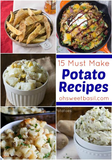 Potato, Potahto- Potato Recipes - Oh Sweet Basil