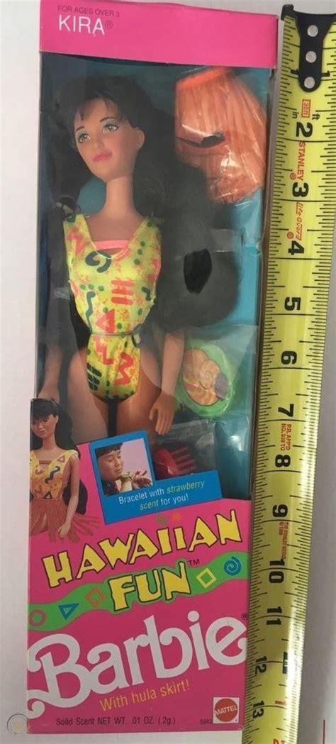 New Vintage Mattel Barbie Hawaiian Fun Kira Doll Hula Skirt