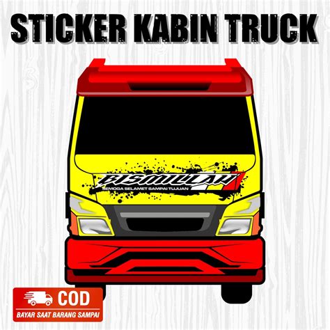 Jual Stiker Truk Canter Murah Dan Berkualitas Sticker Truk Canter