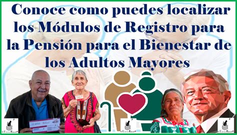 ≫ Conoce Como Puedes Localizar Los Módulos De Registro Para La Pensión