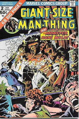 Giant Size Man Thing Comic Book Marvel Comics Very Fine Ebay