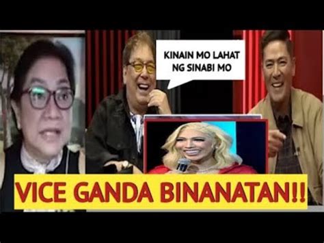 Vice Ganda Binanatan Sa Paglipat Sa Gma Network Ni Cristy Fermin Youtube