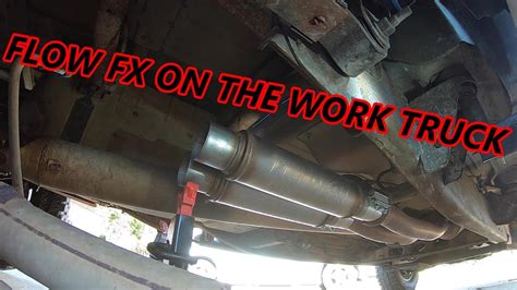 Installing Flow Fx Mufflers On The Work Truck Youtube