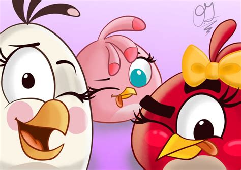 Trio Gals Toons By Oceanegranada On Deviantart Angry Birds Movie