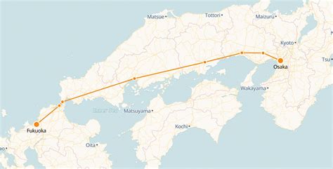 Osaka To Fukuoka Bullet Train Cost Schedule Tickets Japanese Trains