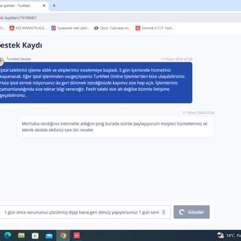 Turknet Teknik Destek Yok Ikayetvar