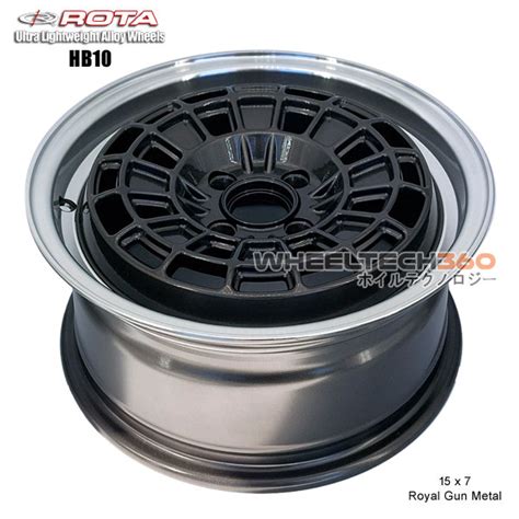 Rota Wheel Hb10 15x7 4x10035mm 671mm Hubrota Rimsdiscount Rota