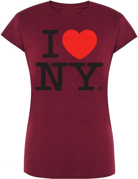 T Shirt Damski Nadruk I Love New York Kocham R M Ceny I Opinie Ceneo Pl