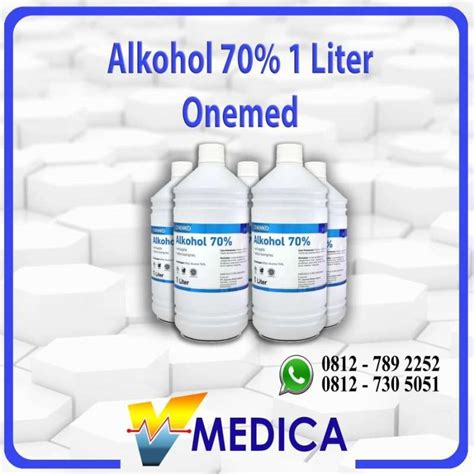 Jual Alkohol Onemed 70 1 Liter Alkohol Om 1l Di Seller V Medica