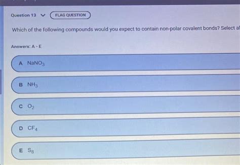 Solved Which of the following compounds would you expect to | Chegg.com 