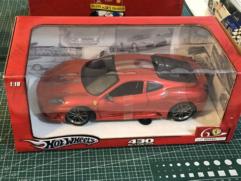 Ferrari 430 Scuderia Hotwheels Hot Wheels 1 18 Not Autoart BBR F430 Hobbies Toys Toys