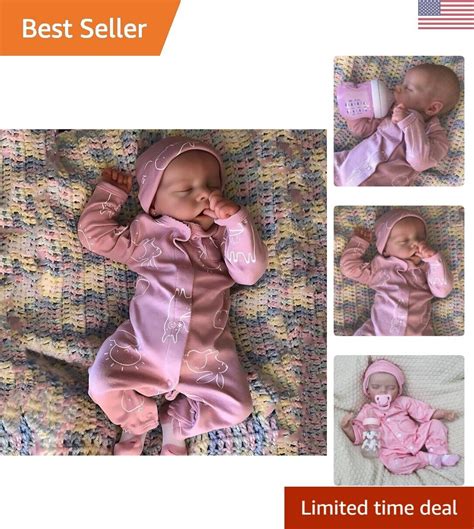 Lifelike Reborn Baby Dolls Inch Sleeping Realistic Newborn Baby