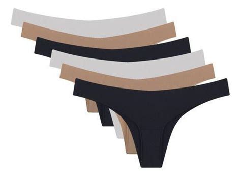 Kit 6 Calcinhas Biquíni Invisível Bonjour Lingerie Ref KT3408