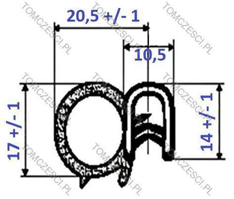 Uszczelka Drzwi Fiat 126P Maluch Stomil T 7 Hurtownia Motoryzacyjna