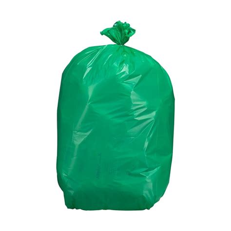 Sac D Chets Vert L Basse Densit Microns Carton De Sacs