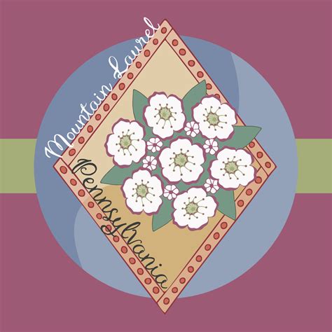 Pennsylvania State Flower: Mountain Laurel - Beth Baxter Studio