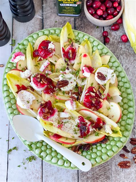 Witlof Salade Met Geitenkaas En Cranberry Recept Betty S Kitchen