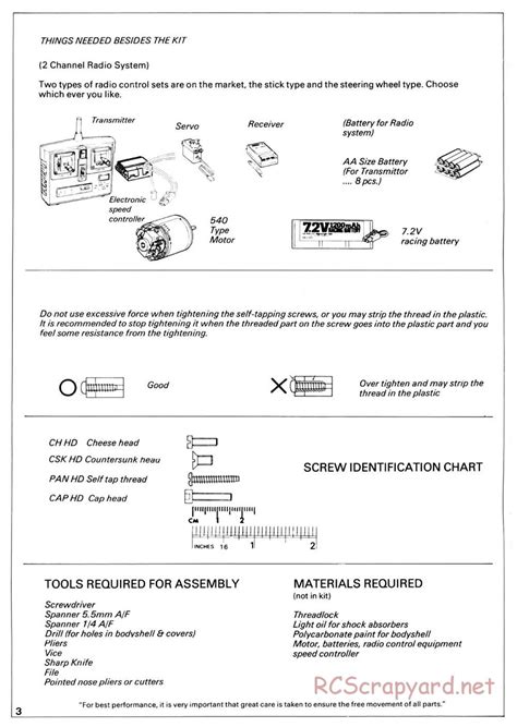 Schumacher Cougar Manual - U415T • RCScrapyard - Radio Controlled Model ...