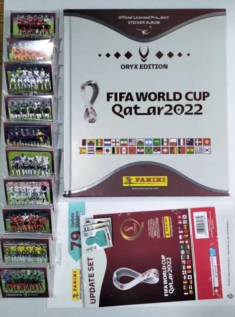 Panini Fifa Wc Qatar Swiss Oryx Edition Hardcover Album All Set