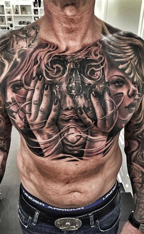 As Melhores Tatuagens Masculinas No Peito Da Internet Toptatuagens