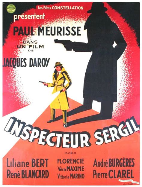 Inspecteur Sergil De Jacques Daroy 1947 Unifrance