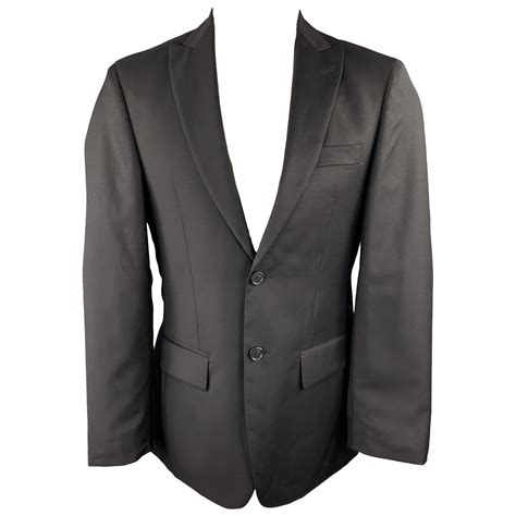 JOHN VARVATOS U S A L Charcoal Solid Suede Jacket At 1stDibs John