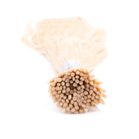 Indian Wavy Blonde I Tip Extensions Raquel Roche Boutique