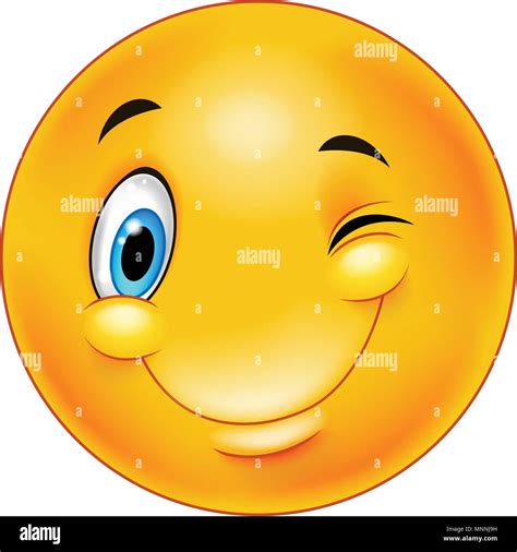 Smiling Cartoon Emoji Emoticon Smiley Stockfotos & Smiling Cartoon ...