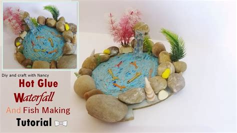 Diy Hot Glue Koi Ponds Waterfall Tutorial How To Make Diy Tinkerbell