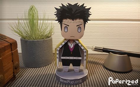 demon slayer gyomei himejima paperized paperized crafts