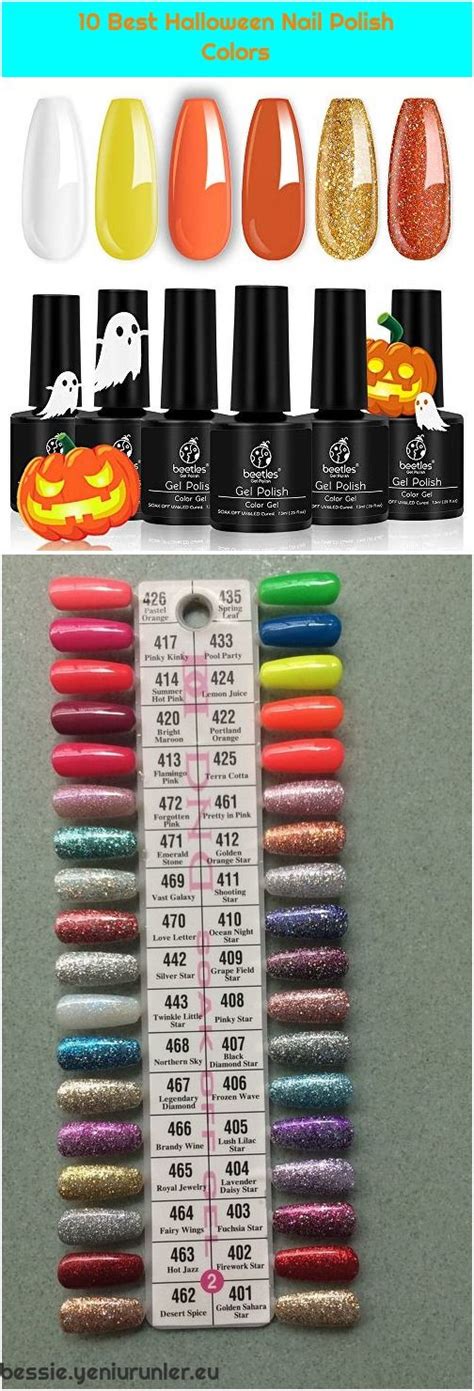 10 Best Halloween Nail Polish Colors Halloween Nails Gel Polish Gel