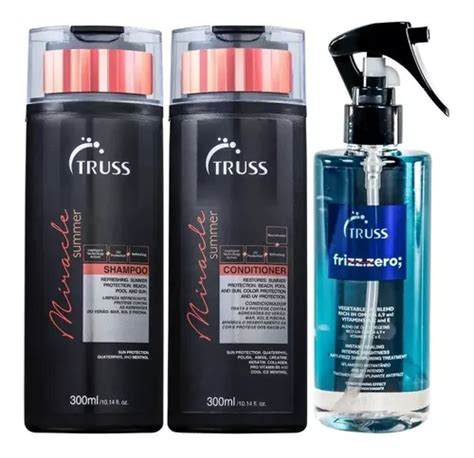 Truss Kit Miracle Summer Frizz Zero Produtos Parcelamento Sem Juros