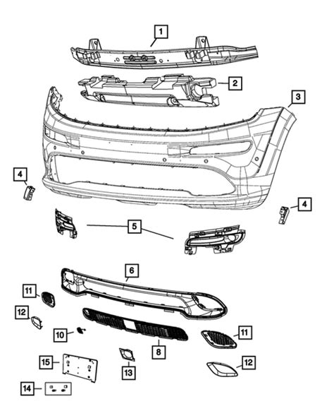 Front Bumper And Fascia For Jeep Grand Cherokee Moparpart