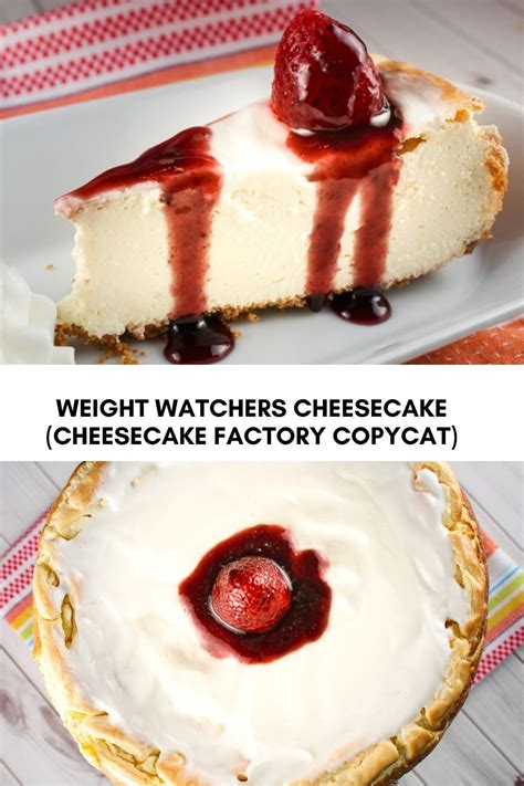 Weight Watchers Cheesecake Cheesecake Factory Copycat Yanny Bakes