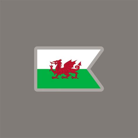 Premium Vector Illustration Of Wales Flag Template