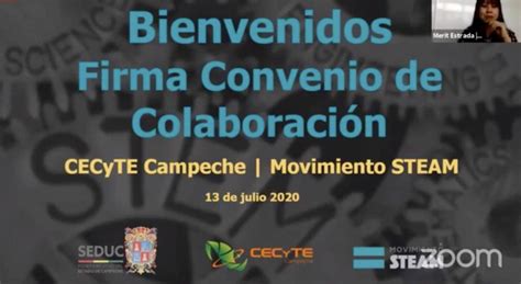 Firma Convenio De Colaboraci N Cecytec Con Movimiento Steam Voz