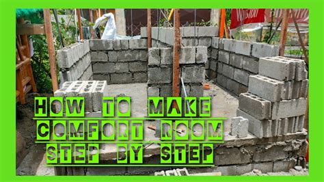 Building A Comfort Room Paano Gawin Ang Comfort Room Step By Step Part