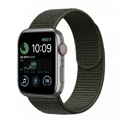 Nylon Armband Apple Watch SE 2022 40mm Military Khaki Elgiganten