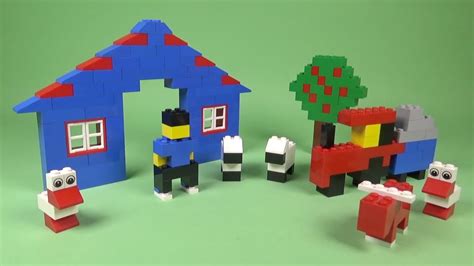 Lego Farm 001 Building Instructions Make And Create 3600 How To Youtube