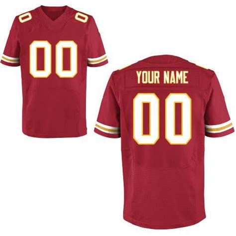 Kansas City Chiefs Style Customizable Football Jersey – Best Sports Jerseys